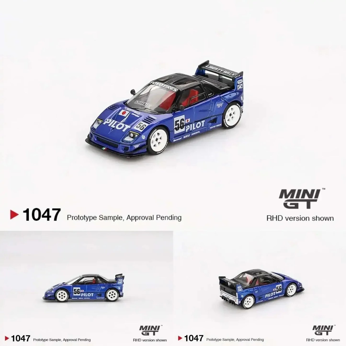 MINI GT Lbwk 1 64 Lamborghini Lb Silhouette Murcielago Countach Abarth 1:64 Diecast