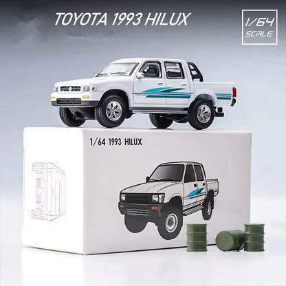 Toyota Hilux Pickup 1:64 Scale Diecast Model Car - Image 7