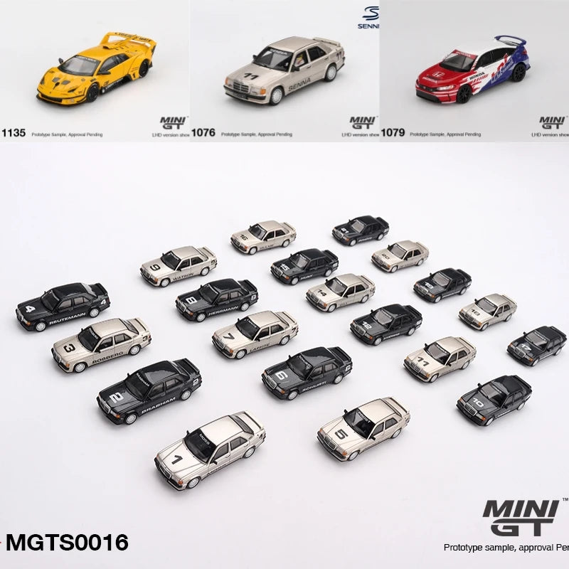 MINI GT 190E / Type R / Murcielago EVO 1:64 Diecast