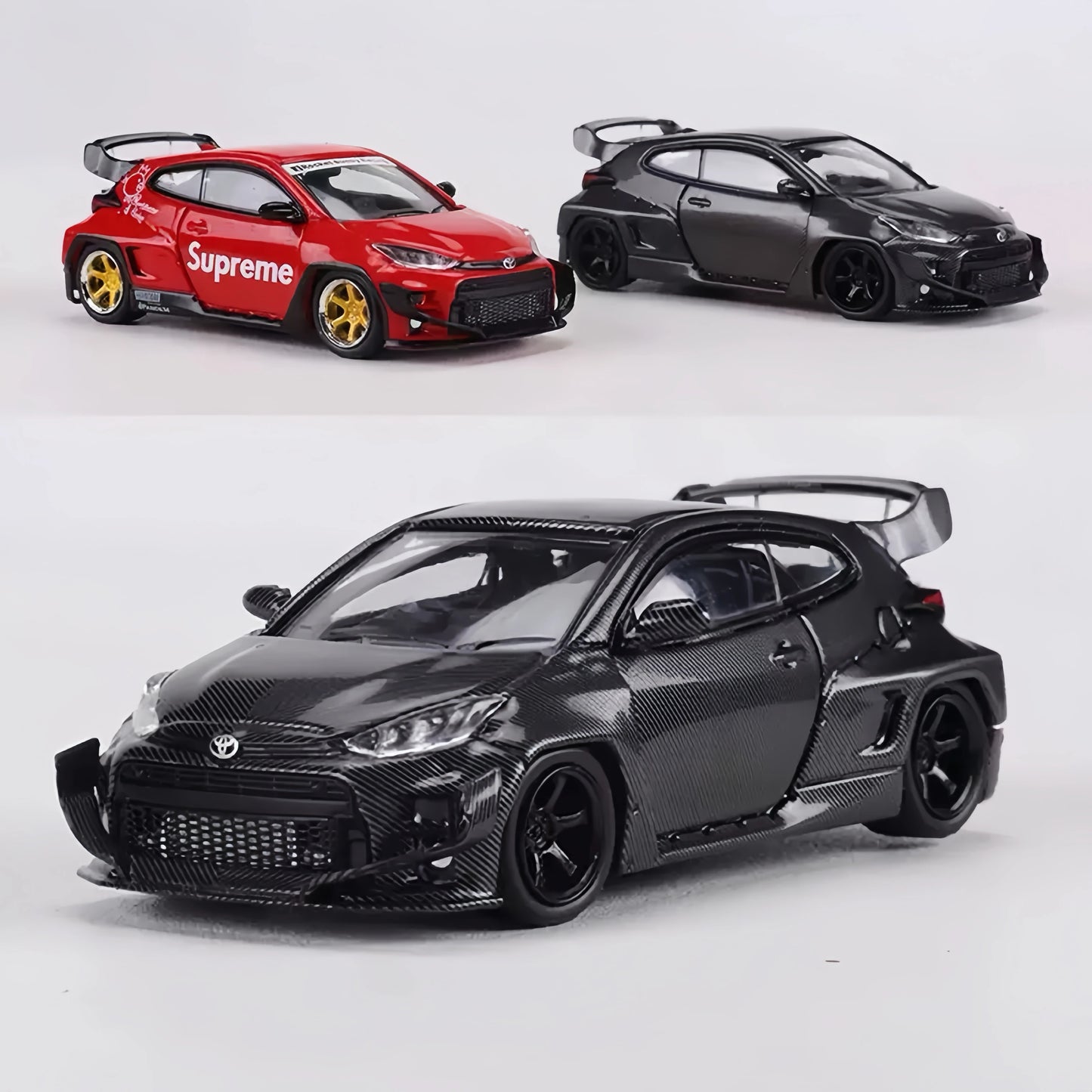 Premium ET Fuji GR Yaris Pandem 1:64 Scale Diecast Model Car - Image 4