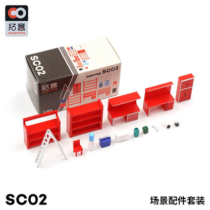 XCARTOYS Plastic Transportation Facilities Sc02 1 64 1:64 Diecast