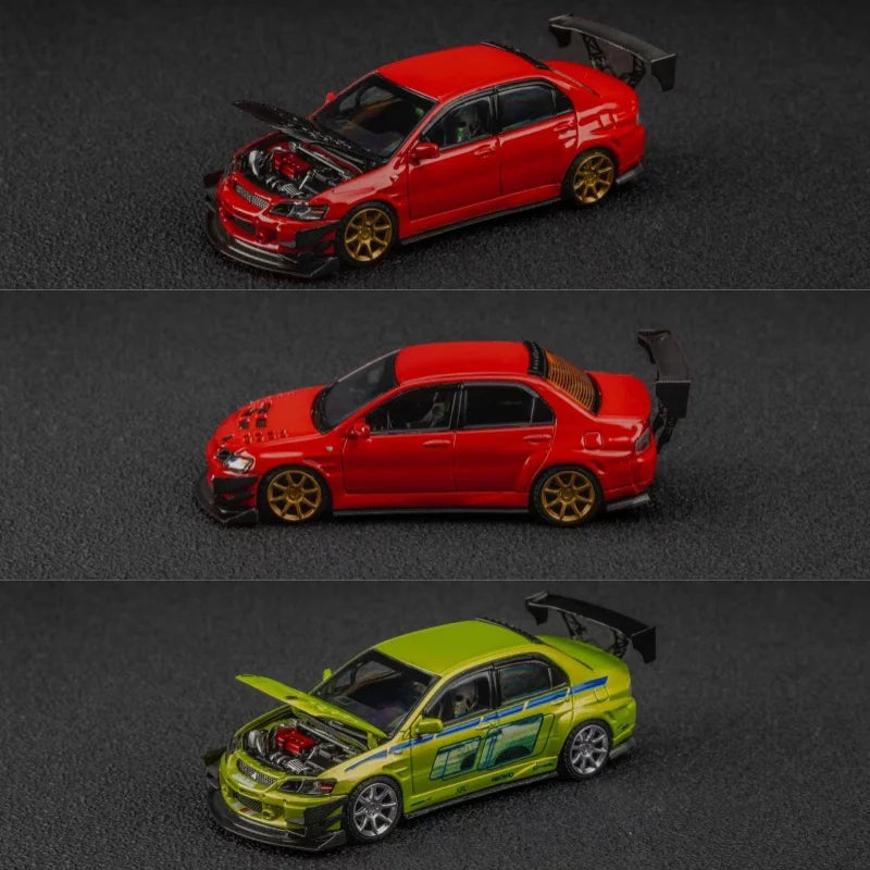 Preorder Finclassically Mitsubishi 9th Generation Modified 1:64 Diecast