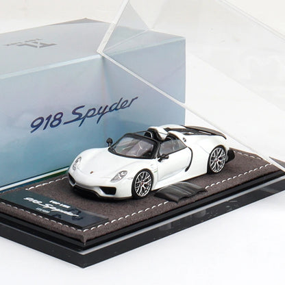 Premium LUX 918 Spyder 1:64 Scale Diecast Model Car - Side View