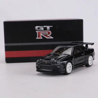 Zzc 1 64 GT-R R34 Die Cast Can Open the 1:64 Diecast modelbil 1:64
