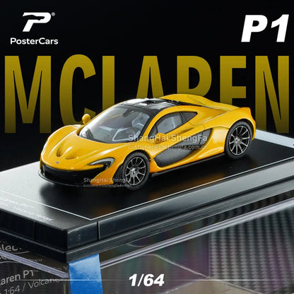 PosterCars Koenigsegg / Pagani / McLaren Supercars 1:64 Diecast