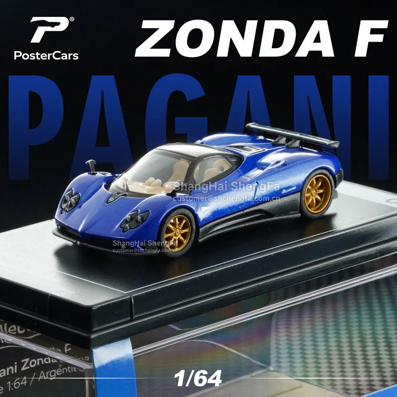 PosterCars Koenigsegg / Pagani / McLaren Supercars 1:64 Diecast