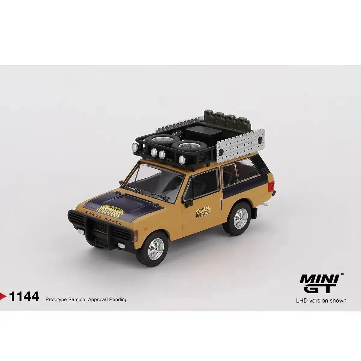 MINI GT 1144 1 64 Range Rover 1981 Camel Cup Sumatra 1:64 Diecast