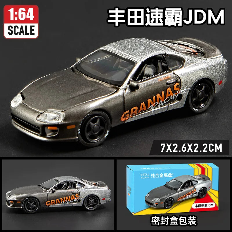 Toyota GT500 / Supra / Pontiac Sports Car 1:64 Scale Diecast Model Car