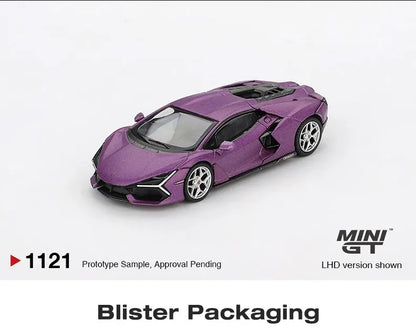 MINI GT Lamborghini Revuelto Viola 30th Matte 1:64 Diecast