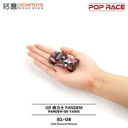 Pop Race XCARTOYS GR Pandem GR Yaris 1 64 Metal Plastic 1:64 Diecast