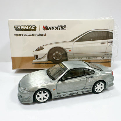 Tarmac Works Nissan Silvia S13 S15 Vertex CHASE modellino 1:64