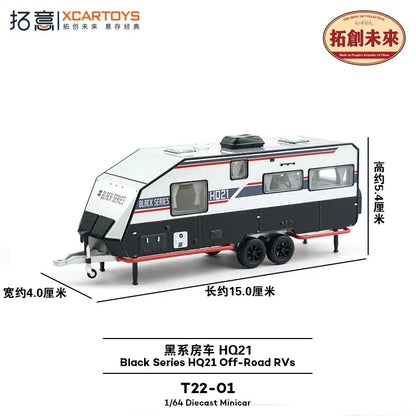 XCARTOYS Black Hq21 Off Road Rvs 1 64 Metal Plastic 1:64 Diecast