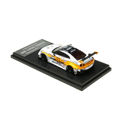 Nissan GT-R R35 White Flash LBWK MC 1:64 Diecast