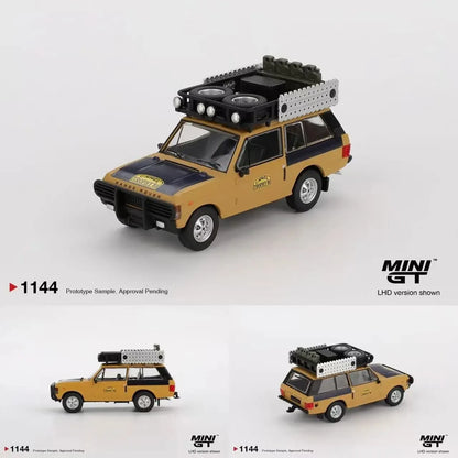 MINI GT 1144 1 64 Range Rover 1981 Camel Cup Sumatra 1:64 Diecast