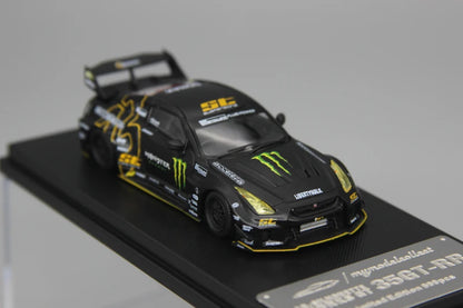 Nissan GT-R Collect R35 35GT-RR LBWK 1:64 Scale Diecast Model Car - Image 11