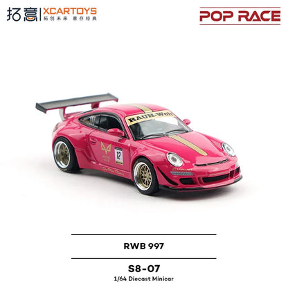 XCARTOYS Pop Race RWB 997 7 64 S8 1:64 Diecast