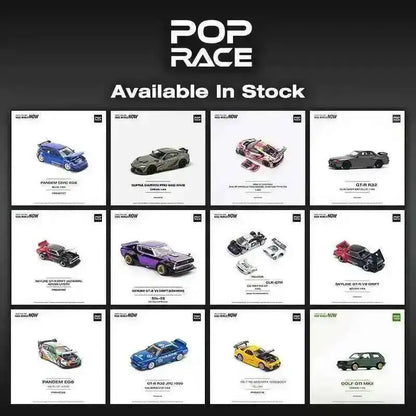 Pop Race 1 64 Clk GT-R D2 GT-R R32 Kpgc10 1:64 Diecast