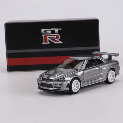 Zzc 1 64 GT-R R34 Die Cast Can Open the 1:64 Diecast modelbil 1:64