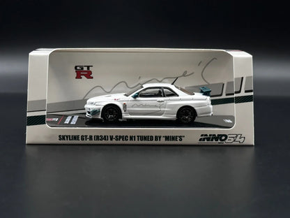 Nissan GT-R INNO Stock Skyline R34 Spec 1:64 Scale Diecast Model Car - Image 16