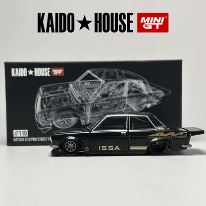 Kaido House MINI GT Datsun 510 Pro Street Full Carbon V1 1:64 Diecast