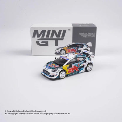 MINI GT 974 1 64 Ford Puma Rally M Sport Wrt 1:64 Diecast