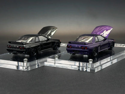 Nissan GT-R FH Stock Skyline R32 Tune 1:64 Scale Diecast Model Car - Image 9