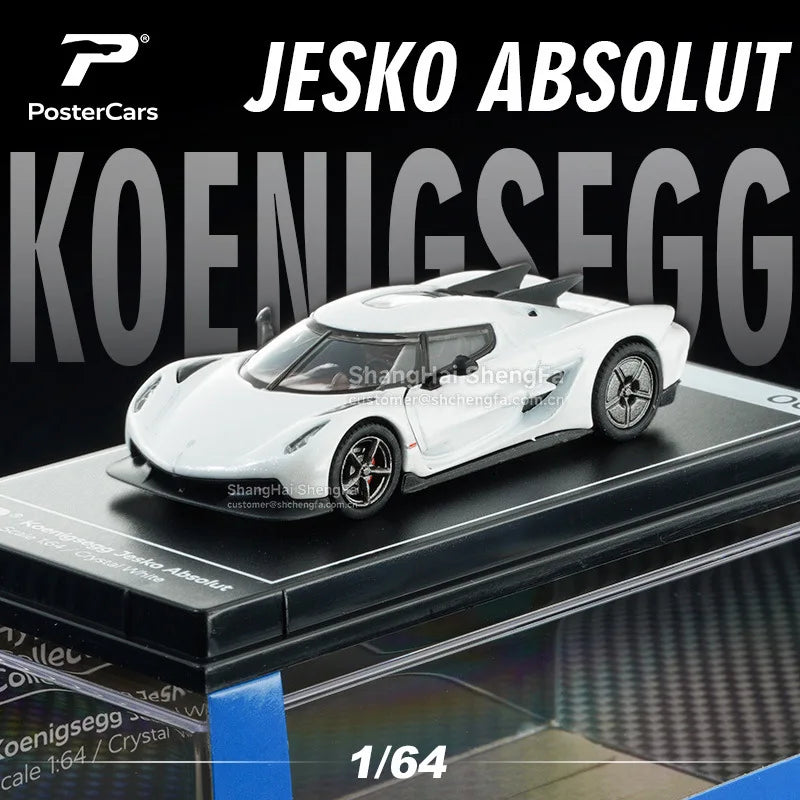 PosterCars Koenigsegg / Pagani / McLaren Supercars 1:64 Diecast