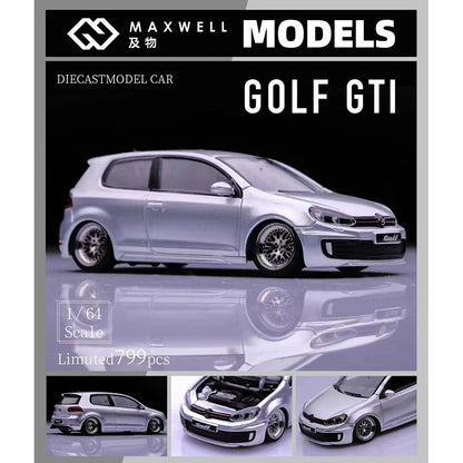 Volkswagen Golf GTI MK6 VI VAG BBS Maxwell 1:64 Scale Diecast Model Car