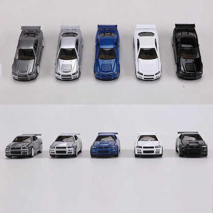 Zzc 1 64 GT-R R34 Die Cast Can Open the 1:64 Diecast modelbil 1:64