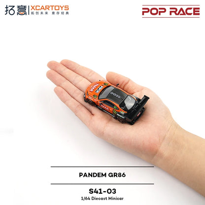 Pop Race Pandem GR 86 GR 86 1 64 Metal Plastic Parts 1:64 Diecast