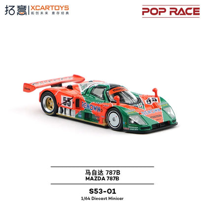 Pop Race Mazda 787B 1991 Le Mans Champion 1:64 Diecast