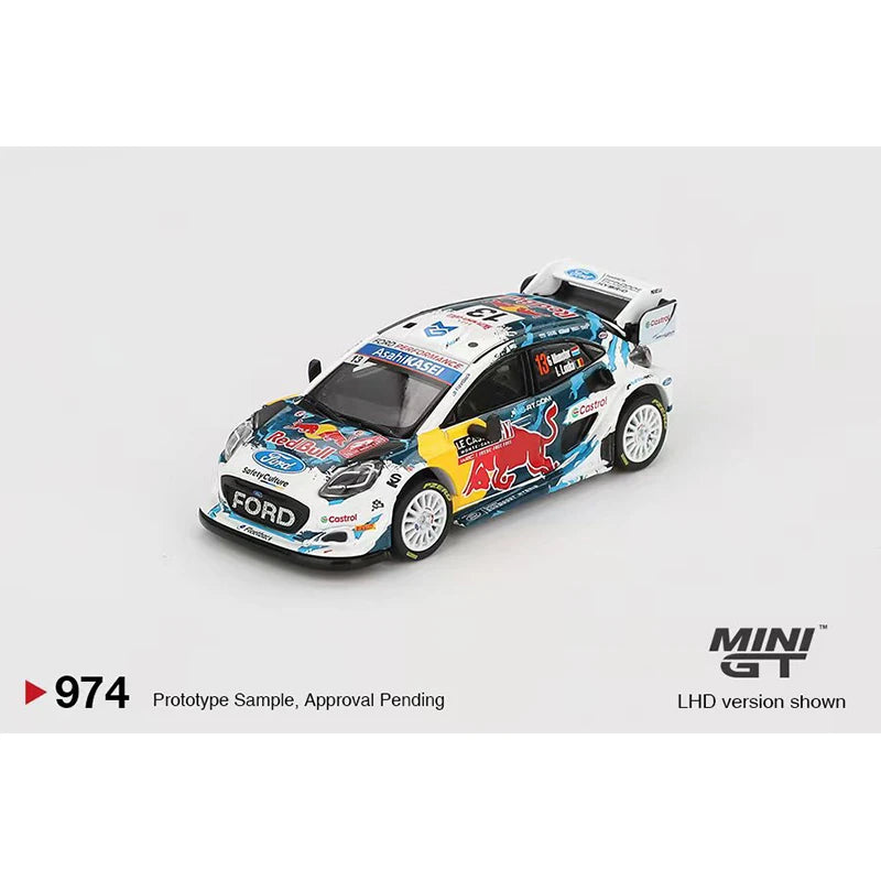 MINI GT 974 1 64 Ford Puma Rally M Sport Wrt 1:64 Diecast