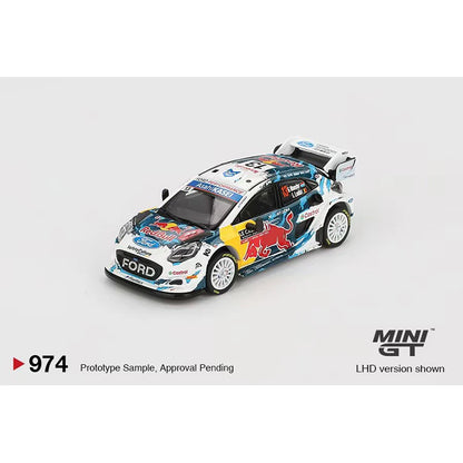 MINI GT 974 1 64 Ford Puma Rally M Sport Wrt 1:64 Diecast