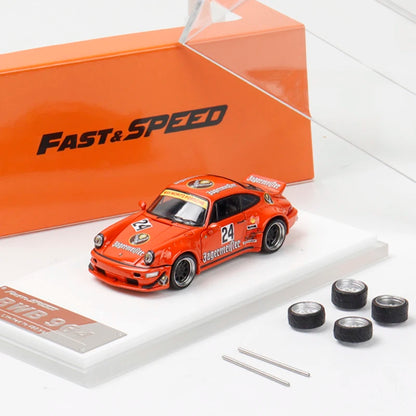 Porsche Rauh-Welt RWB 964 FS Model modelbil 1:64