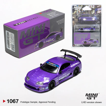 MINI GT 1067 1 64 Toyota Supra A80 GT300 Top Secret 1:64 Diecast