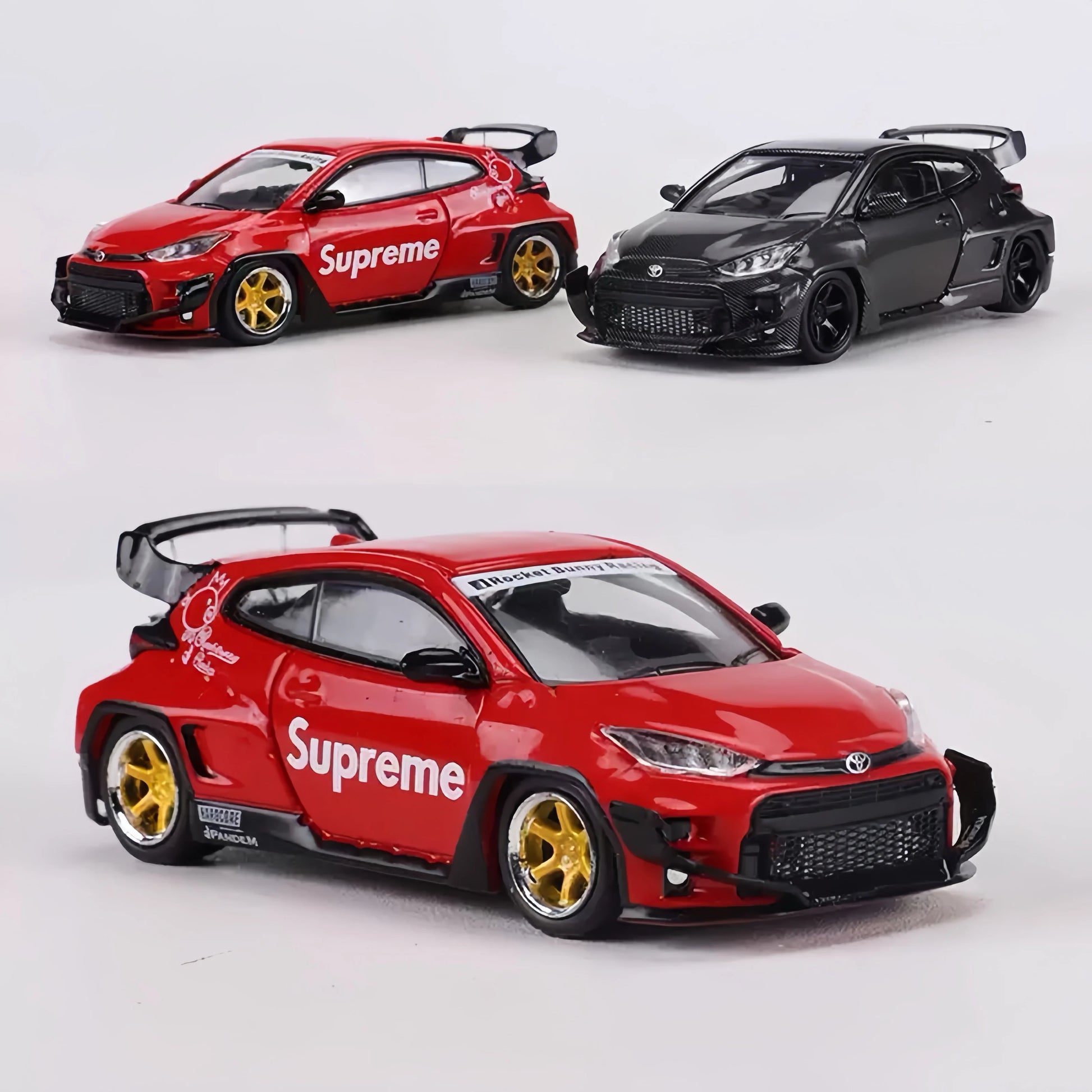 Premium ET Fuji GR Yaris Pandem 1:64 Scale Diecast Model Car - Metal Toy Cars