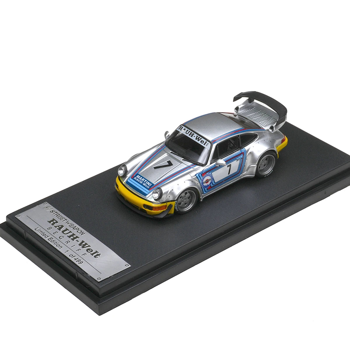 Porsche RWB 964 Matte Silver 1:64 Diecast