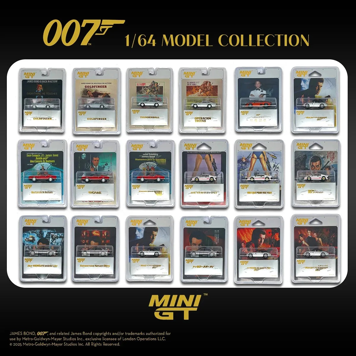 MINI GT 007 1 64 Lotus Flower BMW Z8 Ford Mustang 1:64 Diecast