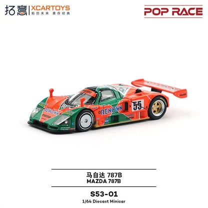 Pop Race Mazda 787B 1991 Le Mans Champion 1:64 Diecast