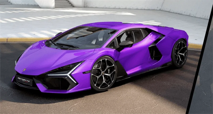 Presale LCD 1 64 Huracan Sto Purple White Green Murcielago 1:64 Diecast