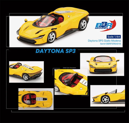 BBR 296 GTB / Daytona SP3 / 812 / MC12 1:64 Diecast