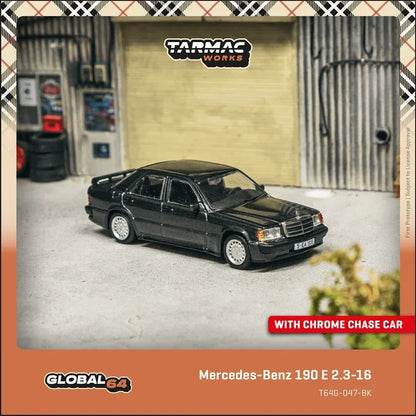 Mercedes-Benz 190E 2.3 16 Blue 1:64 Diecast