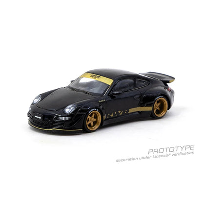Tarmac Works Porsche TW RWB 997 Black modelbil 1:64