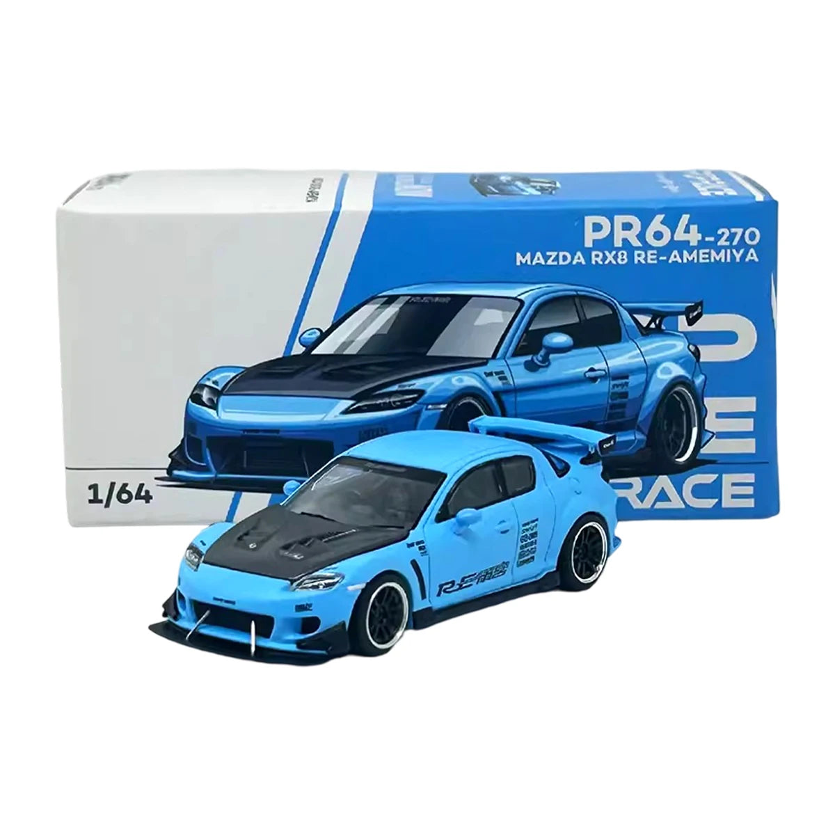 Pop Race 1 64 Clk GT-R D2 GT-R R32 Kpgc10 1:64 Diecast