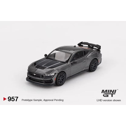 MINI GT 957 1 64 Ford Mustang Dark Horse 2024 Carbonized 1:64 Diecast