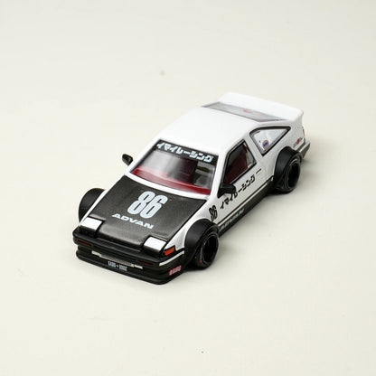 Honda KHMG AE86 Sprinter Trueno IMAIRACING 1:64 Scale Diecast Model Car - Side View