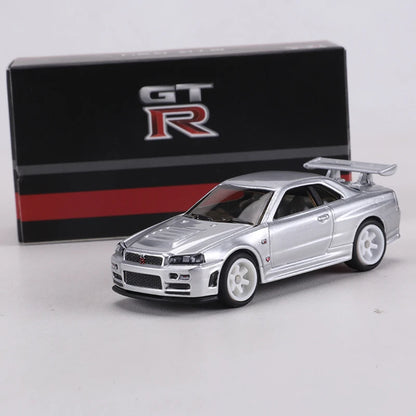 Zzc 1 64 GT-R R34 Die Cast Can Open the 1:64 Diecast modelbil 1:64