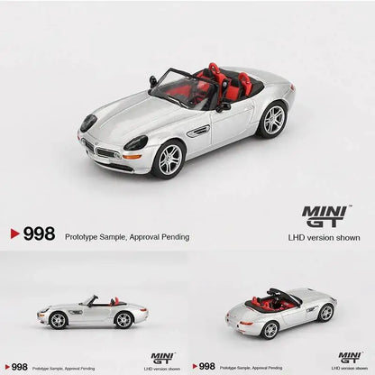 MINI GT 998 1 64 BMW Z8 Silver 1:64 Diecast