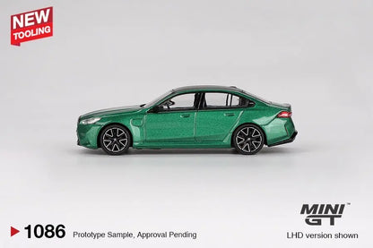 BMW MINIGT 1086 Stock M5 G90 1:64 Scale Diecast Model Car - Image 6