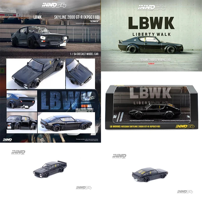 Inno 1 64 Lbwk F40 RX-7 RX-3 308 GTB GT-R 1:64 Diecast